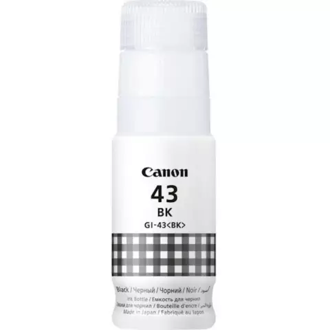 An image of a product called <title>Canon GI-43 Qara Mürekkep Şüşəsi 70ml/Starink (4698C001) - Qiymət və Keyfiyyət | AEunion Store</title>