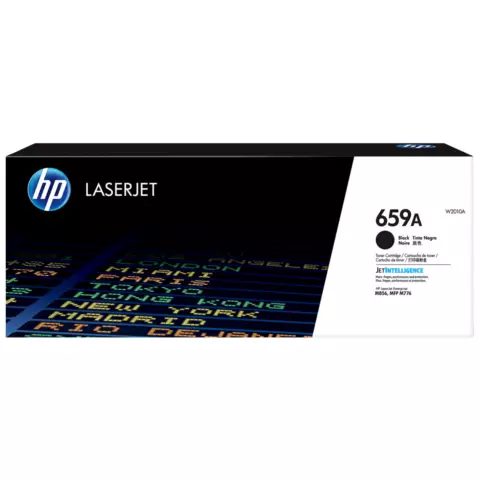 An image of a product called HP 659A Black Original LaserJet Toner Cartridge (W2010A)