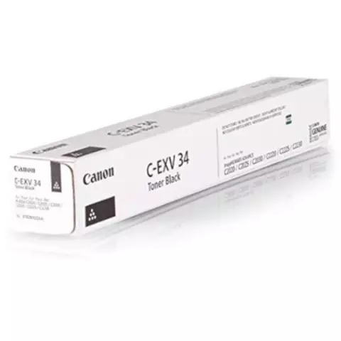 An image of a product called Canon C-EXV 34 Black Original Toner Cartridge (3782B002)