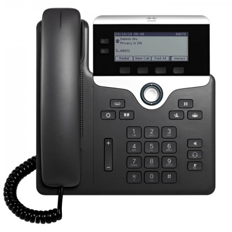 Cisco IP Phone CP-7821-K9 Charcoal,Black