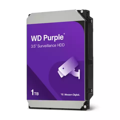 An image of a product called Western Digital 4TB WD Purple Surveillance Internal Hard Drive HDD