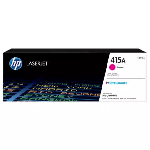 An image of a product called HP 415A Magenta Original LaserJet Toner Cartridge (W2033A)