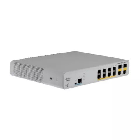 An image of a product called Cisco Catalyst 2960 PoE Compact Switch (WS-C2960C-8PC-L)