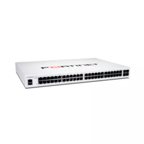 An image of a product called <title>Fortinet FortiSwitch-148F-FPOE Secured Access Switch: Şəbəkə İdarəetmə və Təhlükəsizlik Həlləri | Aeunion Store</title>