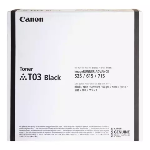 An image of a product called <title>Canon T03 Black Toner Cartridge/Starink (2725C001) - Yüksək Keyfiyyət və Uyğun Qiymət | AEunion Store</title>