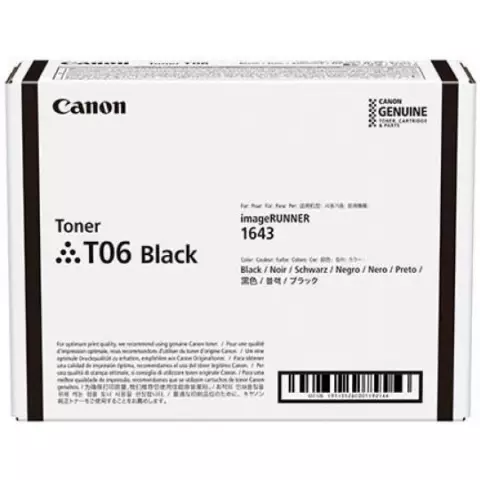 An image of a product called Original Canon T06 Black Toner Cartridge (3526C002AA)