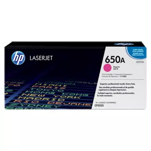 HP 650A Magenta Original LaserJet Toner Cartridge (CE273A)